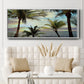 Honduras Sunset - Floater Framed Canvas Print