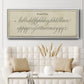 Manuscript Sampler II - Floater Framed Canvas Print