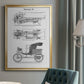 Industrial Motorcar - Modern Framed Canvas Print