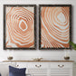 Wood Grain Suminagashi III - Premium Framed Canvas 2 Piece Set - Ready to Hang