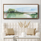 Abstract Wetland IV - Floater Framed Canvas Print