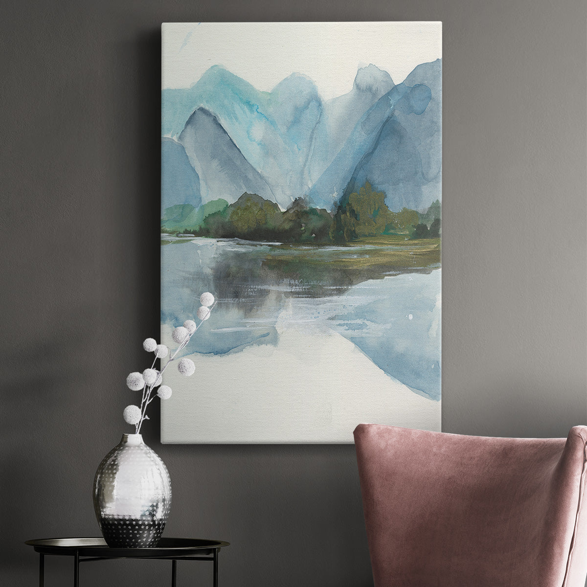 Be Clear to Reflect II Premium Gallery Wrapped Canvas - Ready to Hang