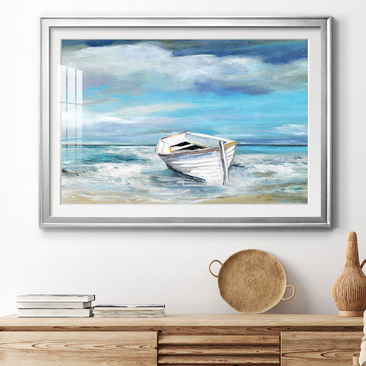 Classic Coast - Modern Framed Art Print