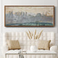 Winter Landscape with Evening Sky, 1870 - Floater Framed Canvas Print
