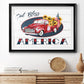 God Bless America Truck - Modern Framed Art Print