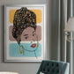 Head Wrap I - Modern Framed Canvas Print