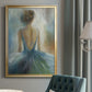 Lady in Blue -  Framed Canvas Print