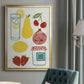Sunday Picnic - Modern Framed Canvas Print