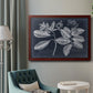 Foliage on Navy IV Premium Framed Canvas- Ready to Hang