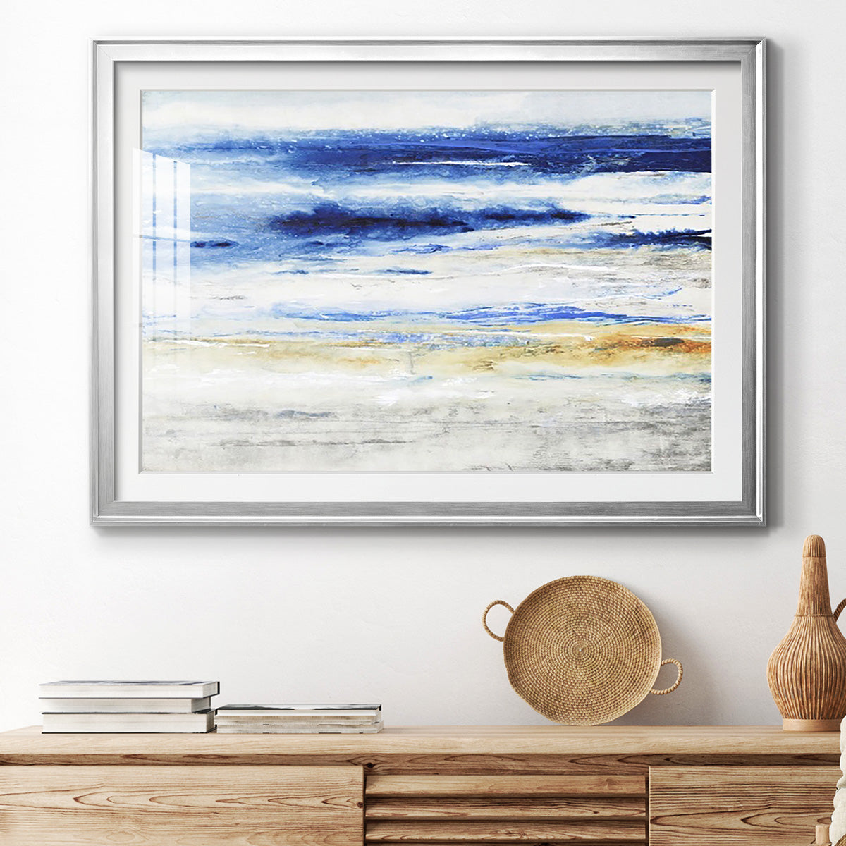 Choppy Seas I - Modern Framed Art Print
