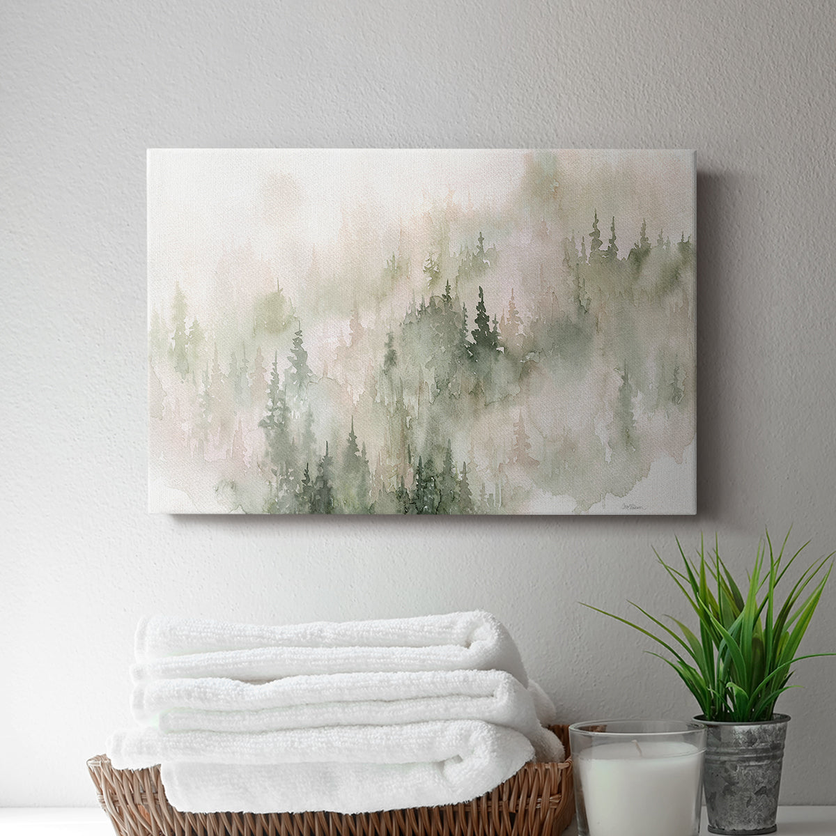 Misty Mountain Sides - Canvas Art Print