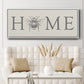 Bee Home - Floater Framed Canvas Print