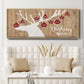Dashing Through The Snow - Floater Framed Canvas Print