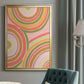 Abstract Rainbow II - Modern Framed Canvas Print