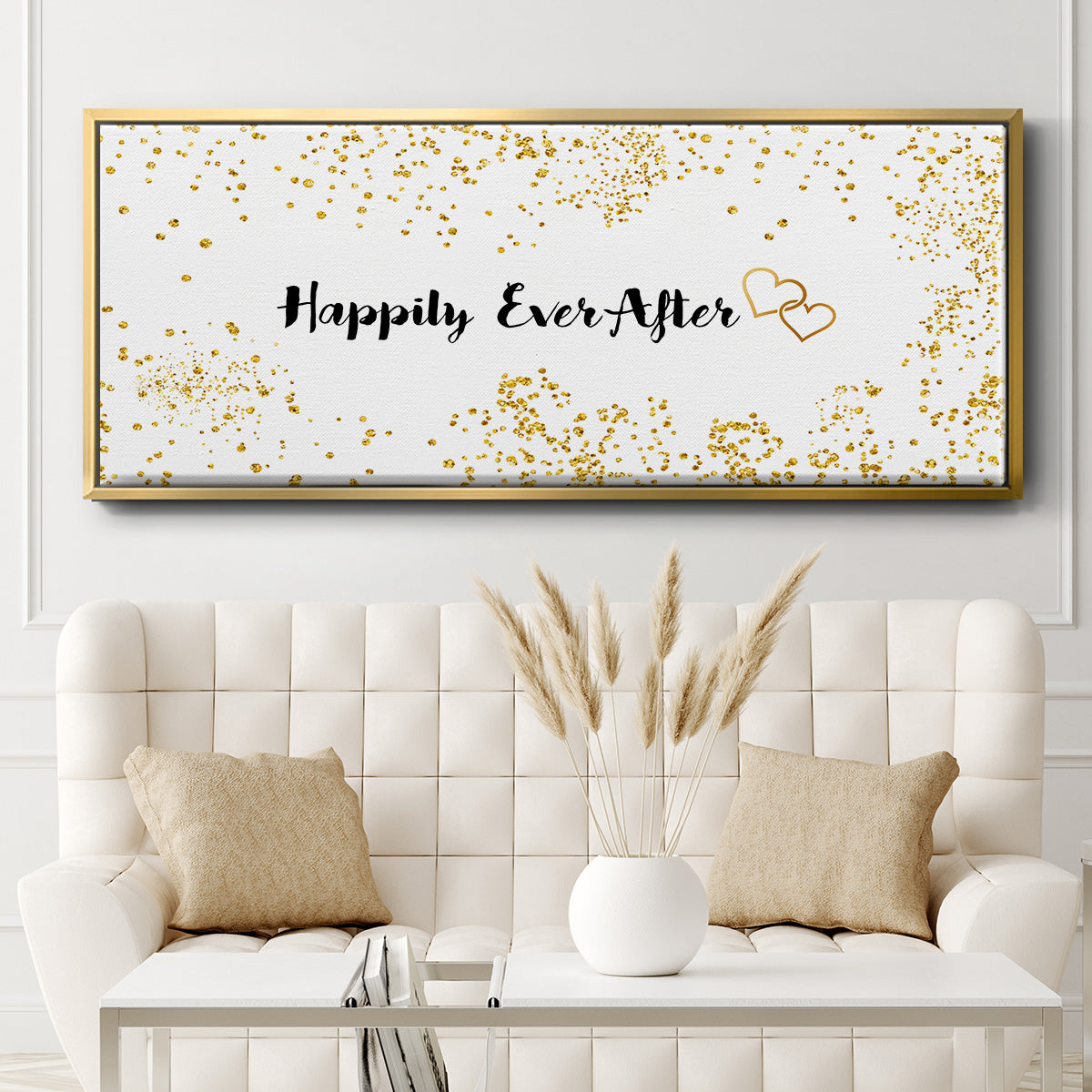 Happily Ever After - Floater Framed Canvas Print