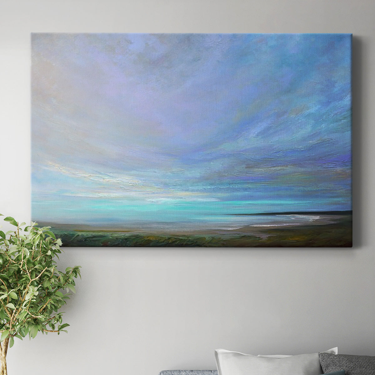 Coastal Views III Premium Gallery Wrapped Canvas - Ready to Hang