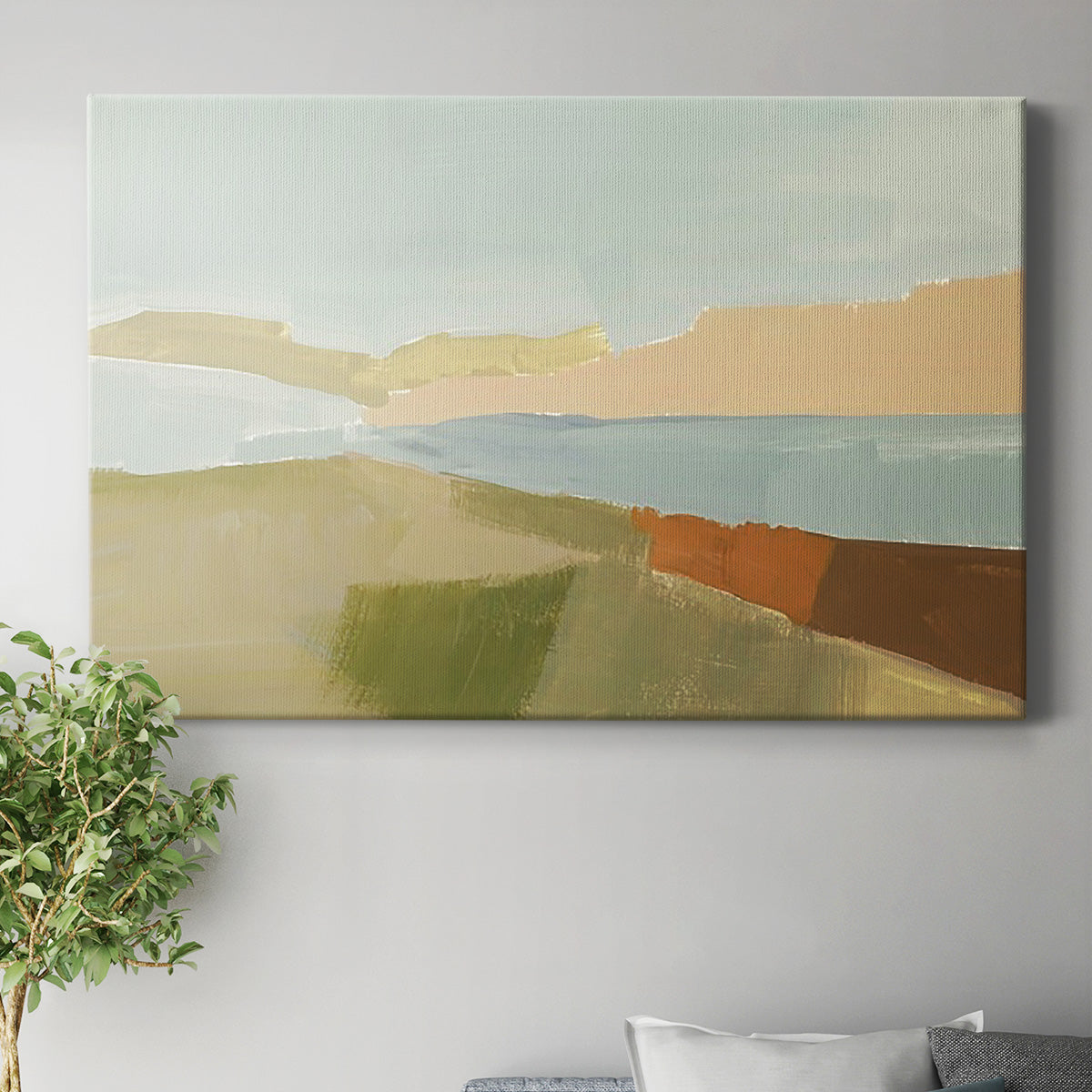 Stacked Landscape III Premium Gallery Wrapped Canvas - Ready to Hang