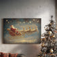 Dusk of Pale Winter Sleigh - Canvas Art Print