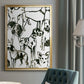 Canine Collage II - Modern Framed Canvas Print
