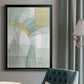 Mint Reflection I - Modern Framed Canvas Print