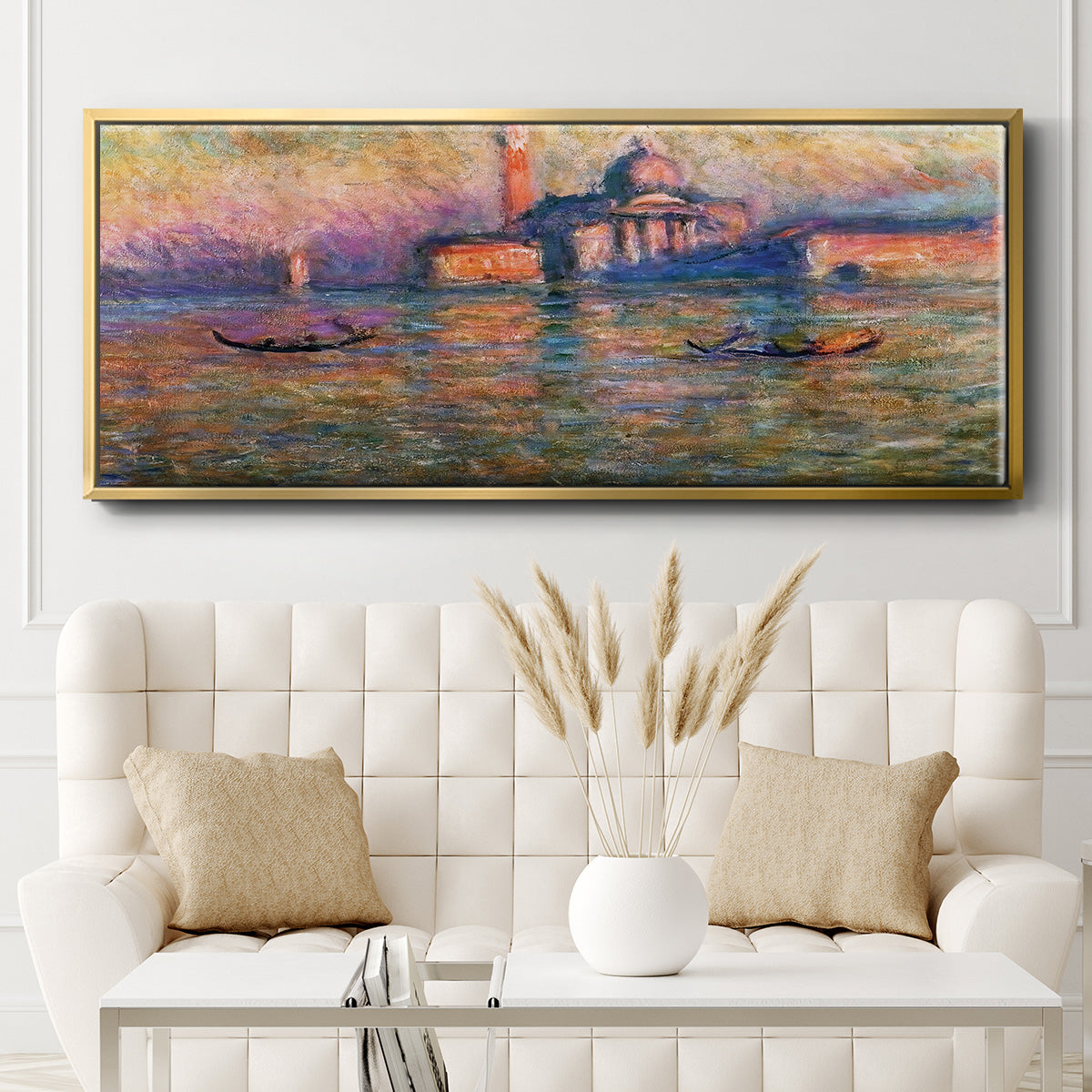 San Giorgio Maggiore, 1908 - Floater Framed Canvas Print