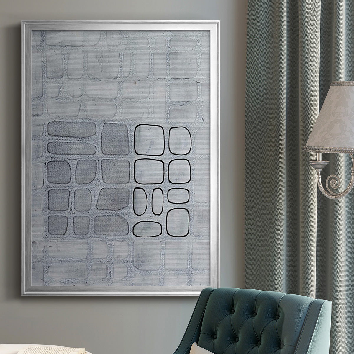 Lumen Colour II - Modern Framed Canvas Print