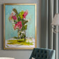 Turquoise Lilly - Modern Framed Canvas Print