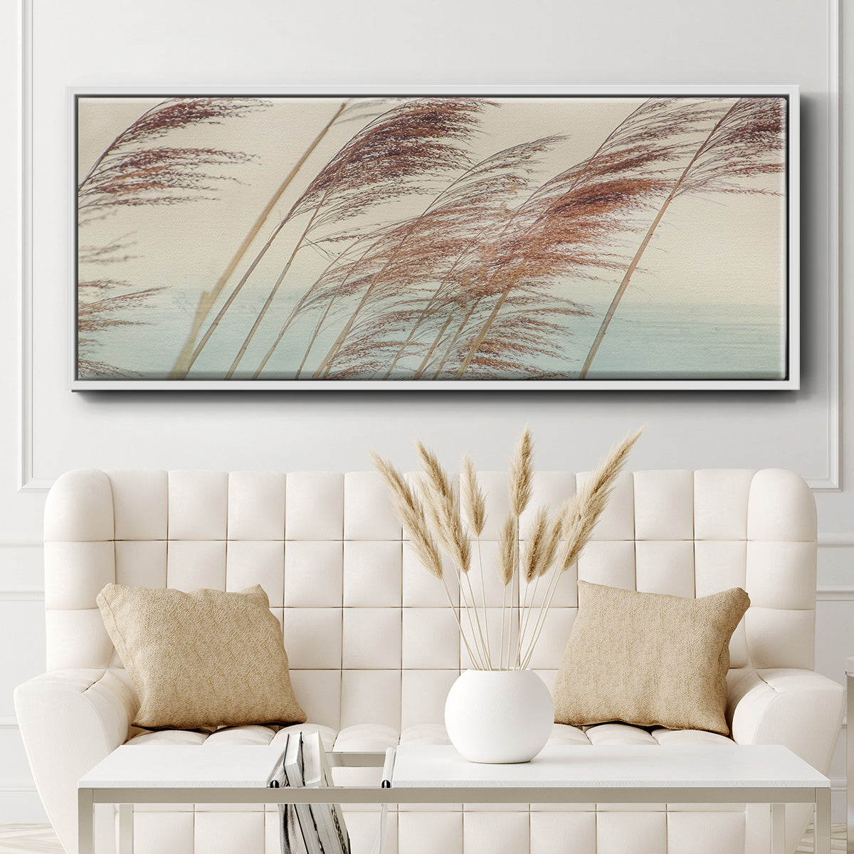 Windy II - Floater Framed Canvas Print