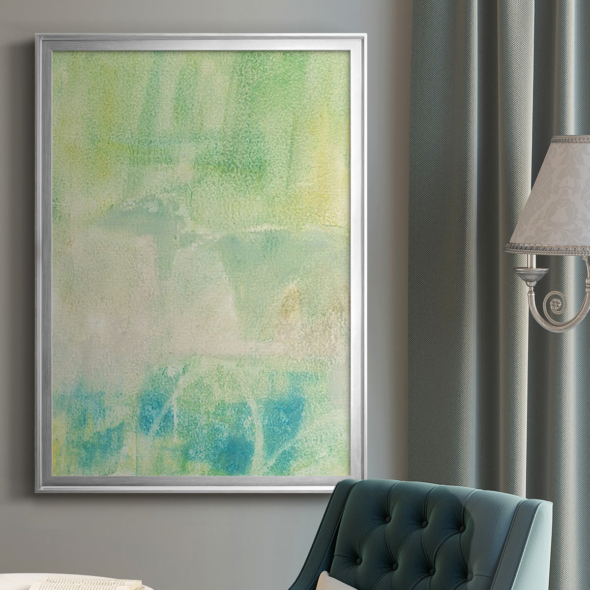Serus I - Modern Framed Canvas Print