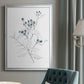 Indigo Sketch I - Modern Framed Canvas Print