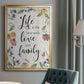 Life is the Best - Modern Framed Canvas Print