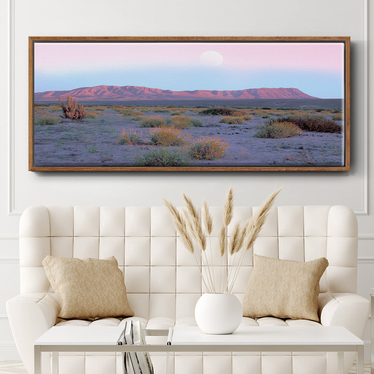 Vallenar Atacama Desert - Floater Framed Canvas Print