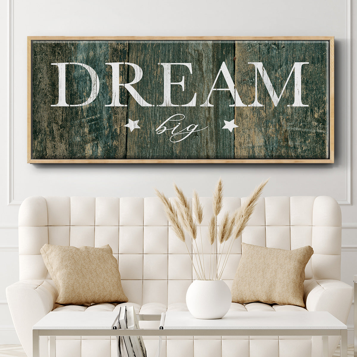 Dream Big - Floater Framed Canvas Print