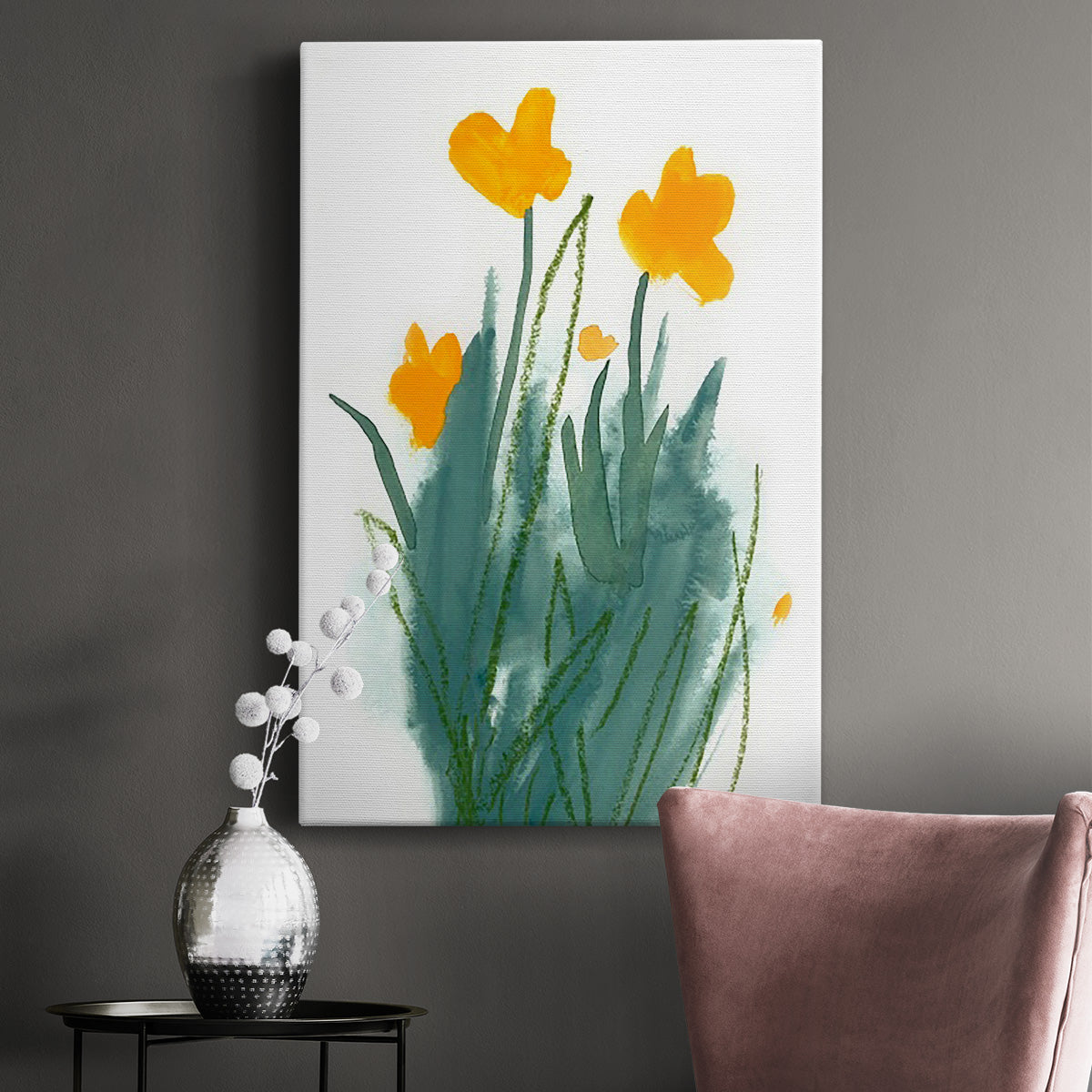 Daffodil Bunch I - Canvas Art Print