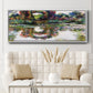 Rose Flowered Arches at Giverny, 1913 - Floater Framed Canvas Print