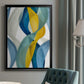 Horizontal Bands II - Modern Framed Canvas Print