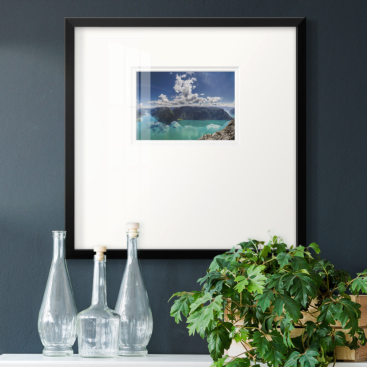 Reflection I- Premium Framed Print Double Matboard