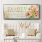 Family Where Our Story Begins - Floater Framed Canvas Print