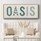 Oasis Cabana - Floater Framed Canvas Print