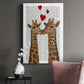 Giraffe Love Premium Gallery Wrapped Canvas - Ready to Hang