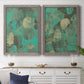 Minty Green Orbs I - Premium Framed Canvas 2 Piece Set - Ready to Hang