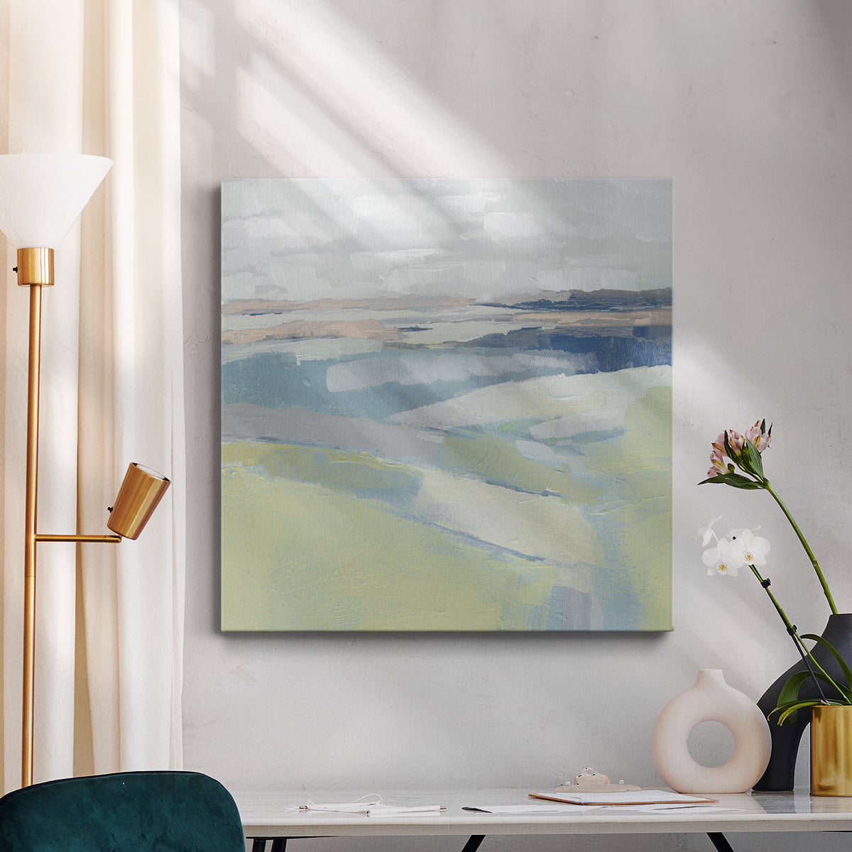 Pastel Prairie I - Canvas Art Print