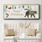 Woodland Christmas Collection D - Floater Framed Canvas Print