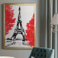Day in Paris II - Modern Framed Canvas Print