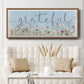 Bloomin Around Grateful - Floater Framed Canvas Print