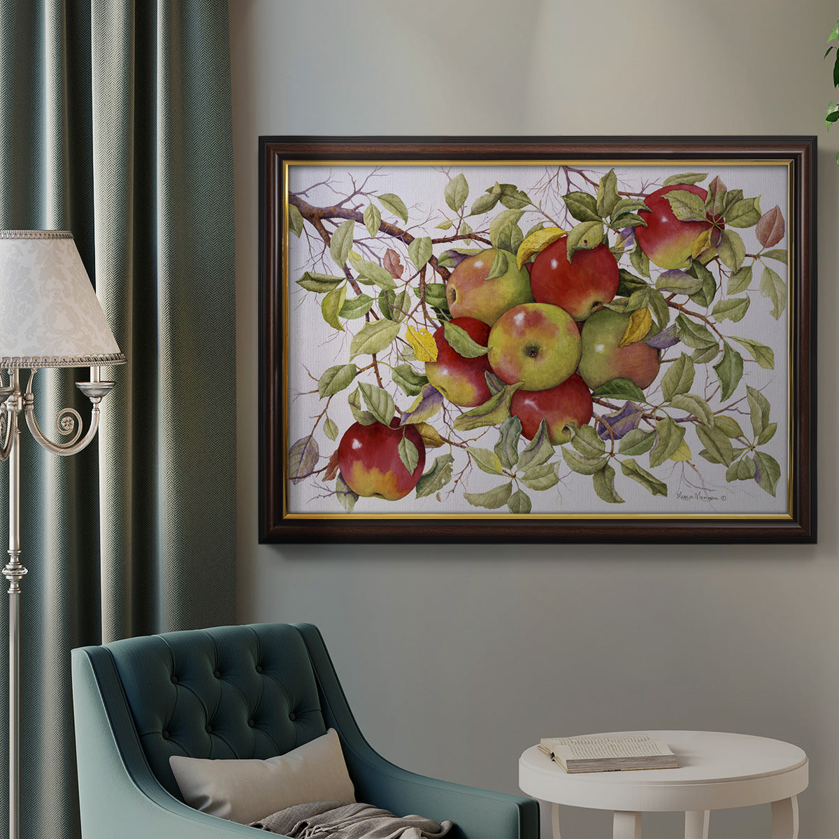 Apples Premium Framed Canvas- Ready to Hang