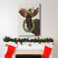 Christmas Moose and Christmas Gifts - Gallery Wrapped Canvas