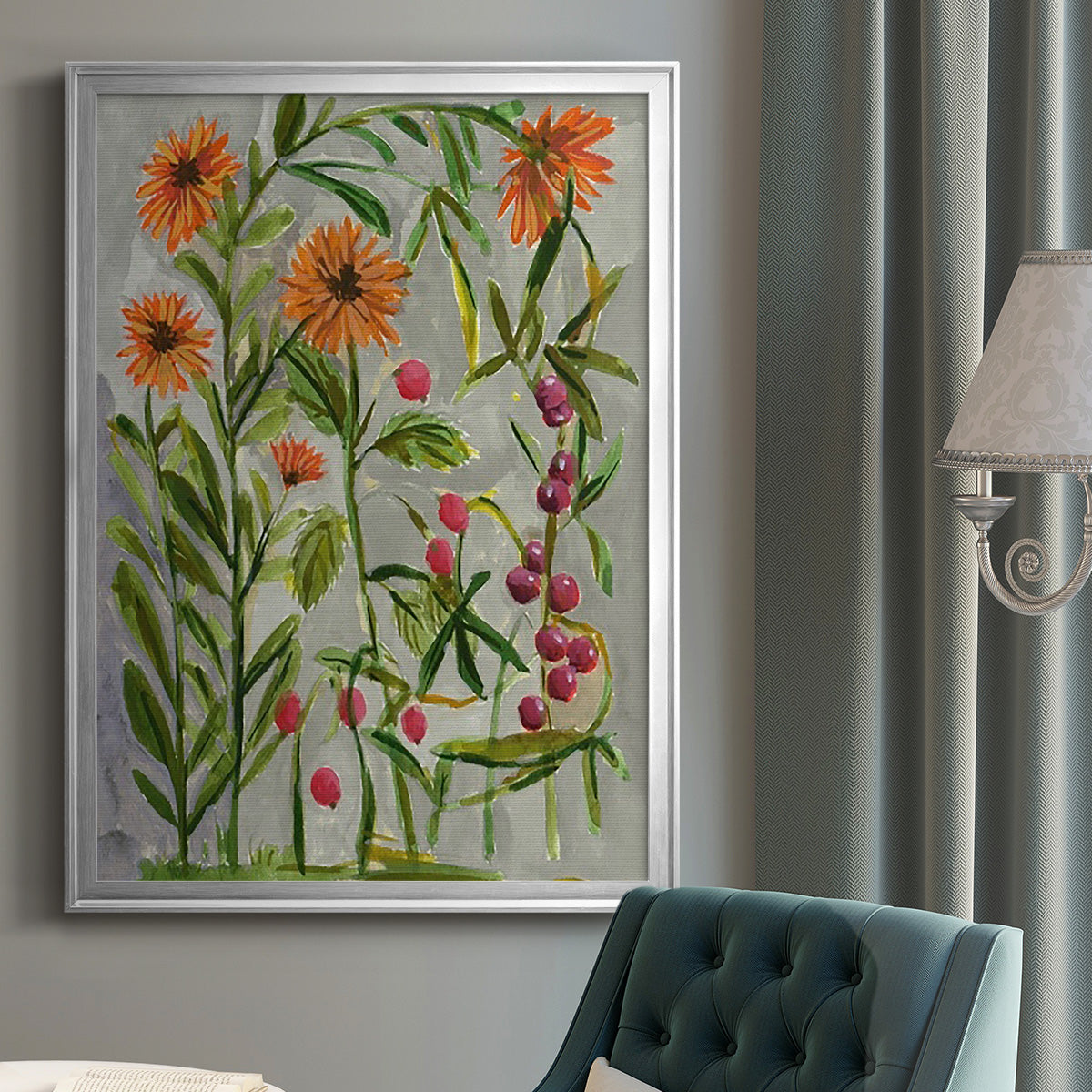 Dear Nature III - Modern Framed Canvas Print