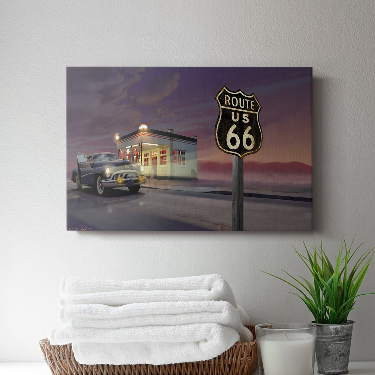 Route 66 - Canvas Art Print