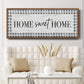 Home Sweet Home - Floater Framed Canvas Print